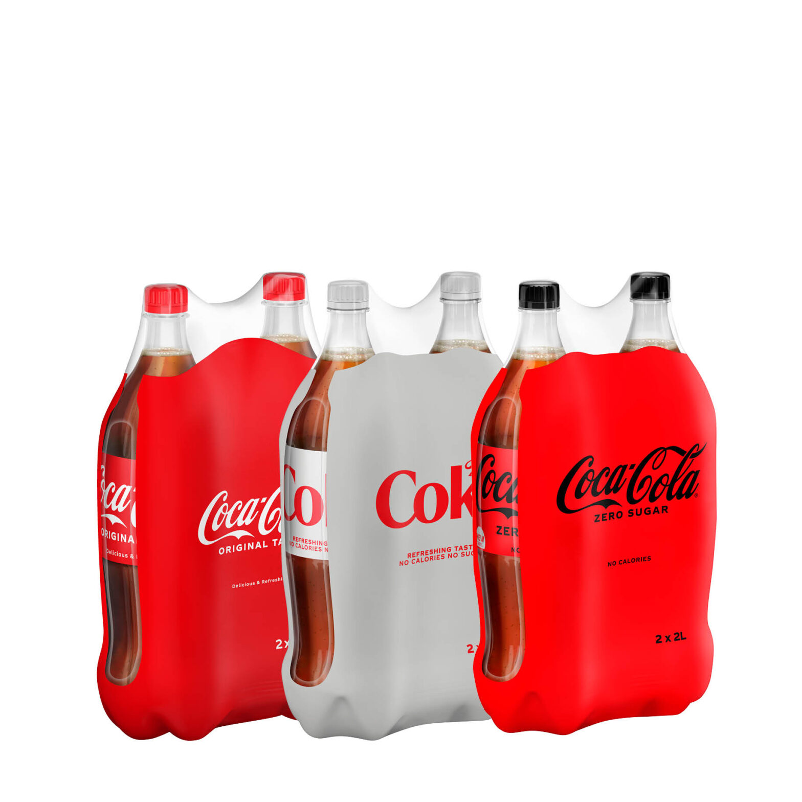 Diet Coke / Coca Cola Zero Sugar / Coca Cola Twin Pack Bottle