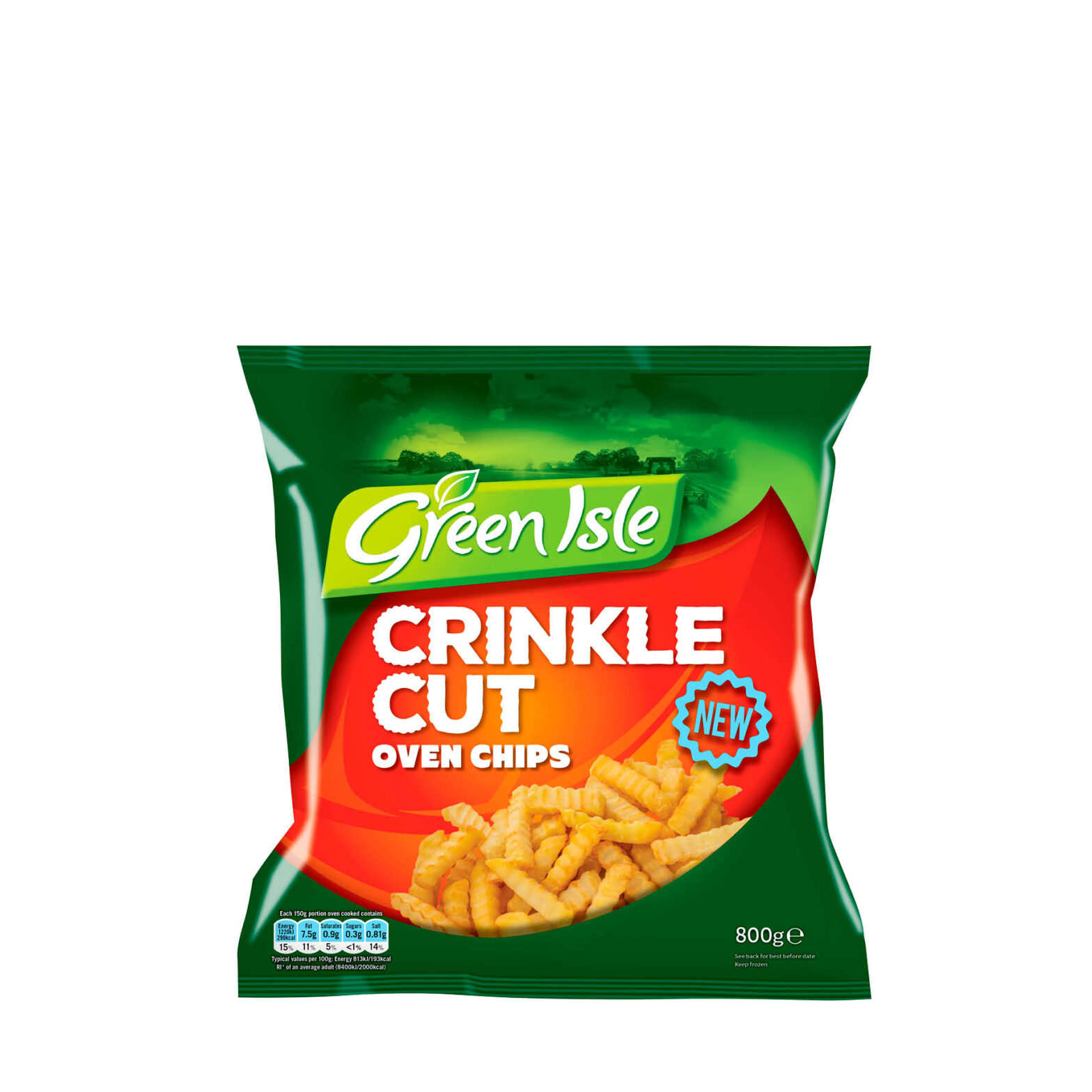 Green Isle Crinkle Cut Chips