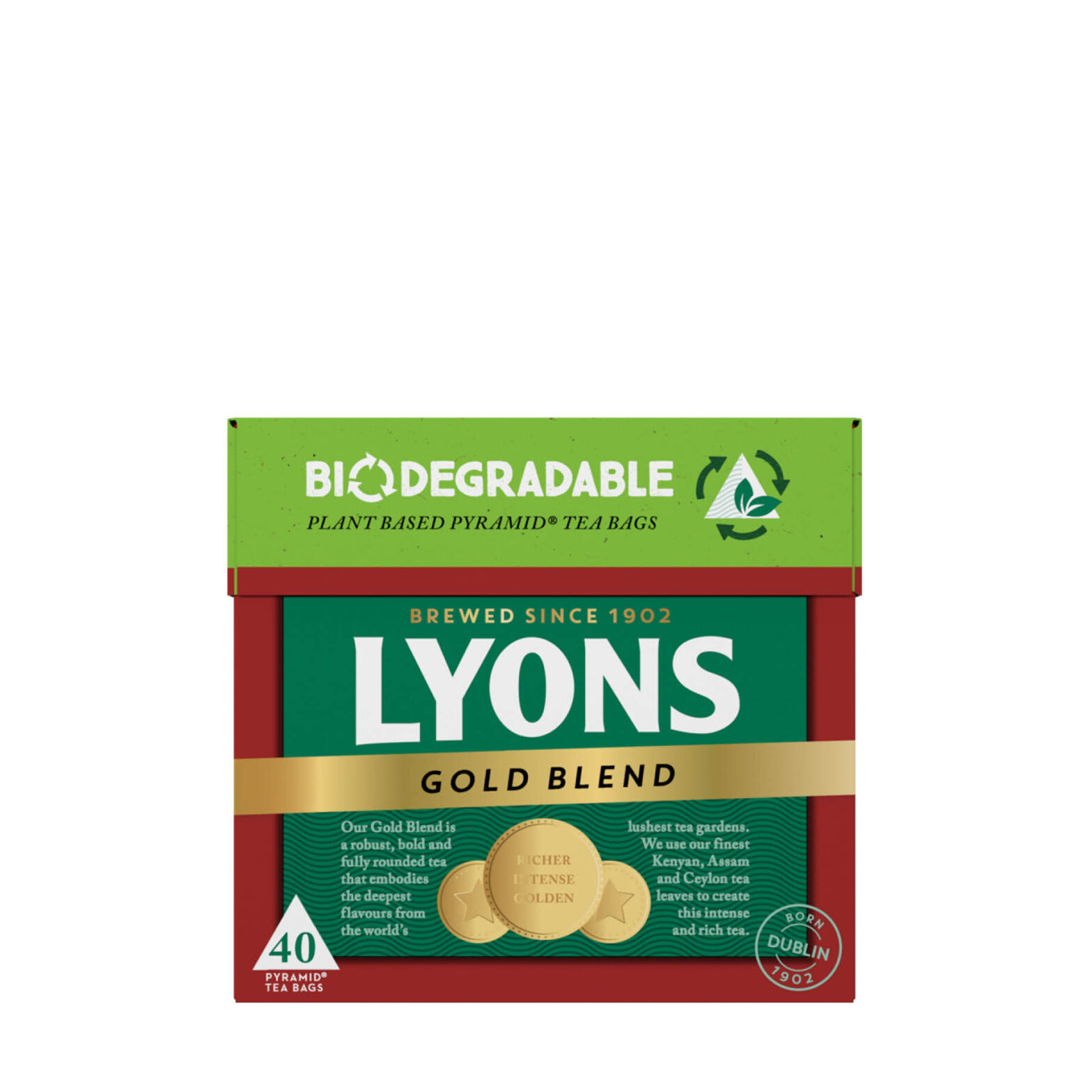 Lyons Gold Blend Tea Bags 40 Pack