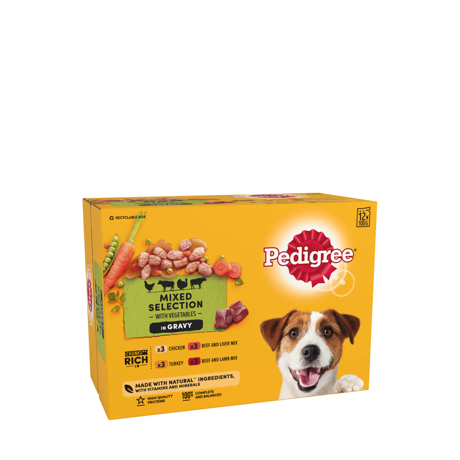Pedigree Mixed Selection In Gravy Pouch 12 Pack