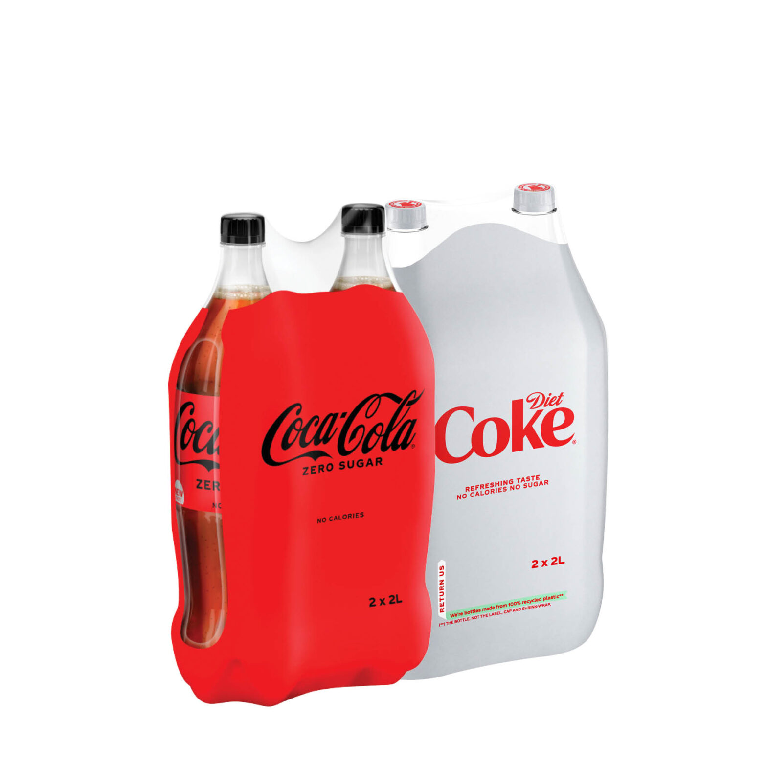 Coca Cola Zero Sugar Twin Pack / Diet Coke Twin Pack Bottle