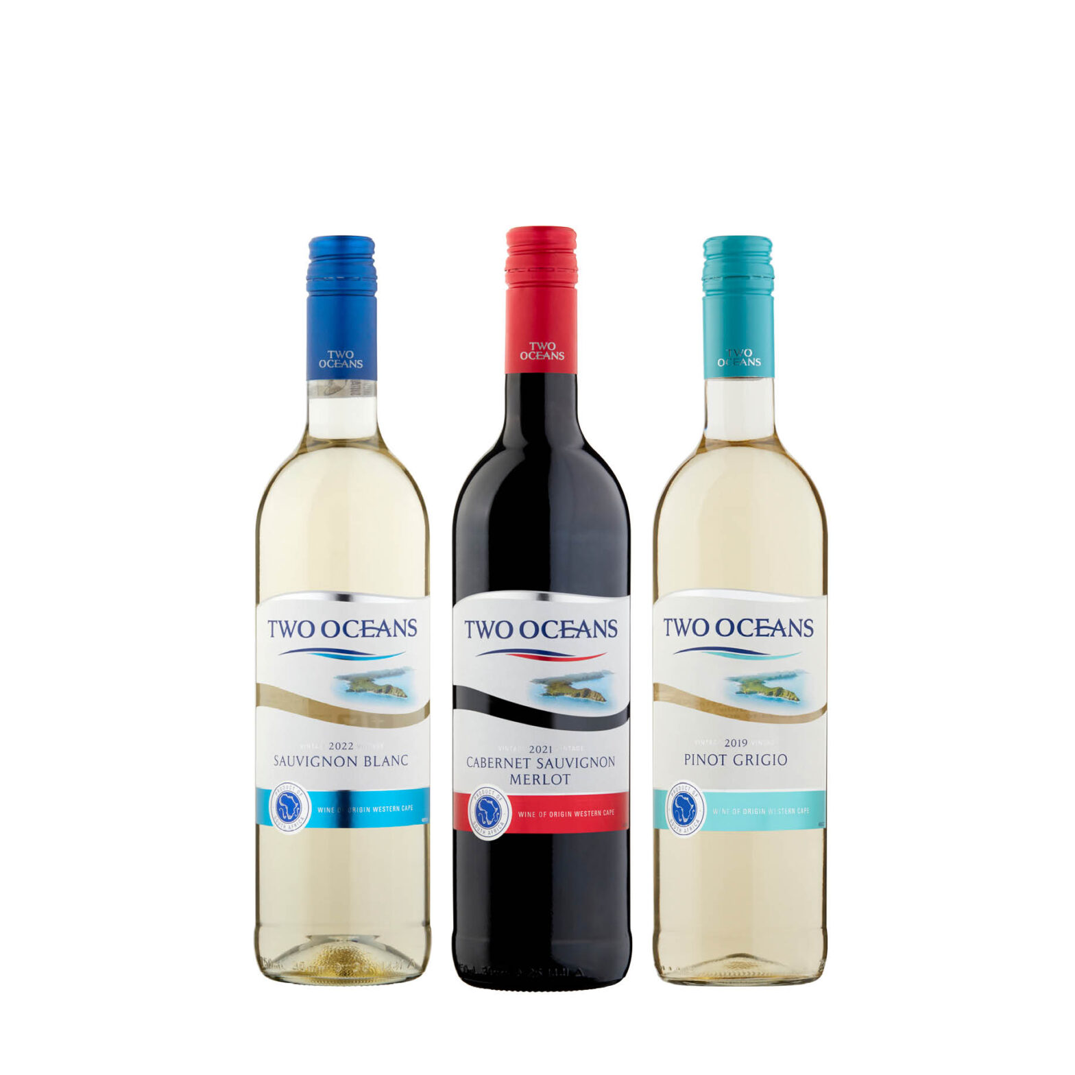 Two Oceans Sauvignon Blanc / Cabernet Merlot / Pinot Grigio