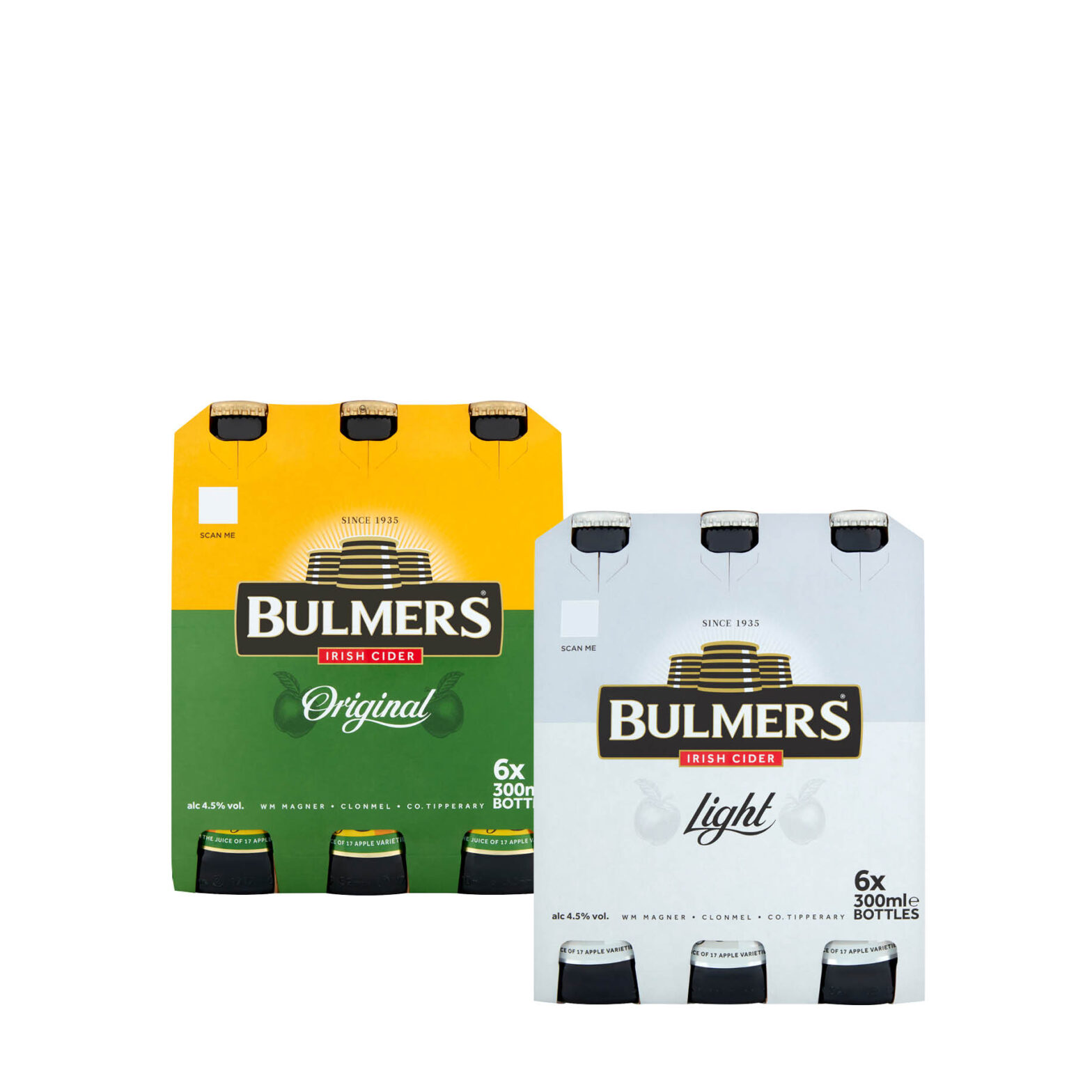 Bulmers Original / Light Bottle 6 Pack