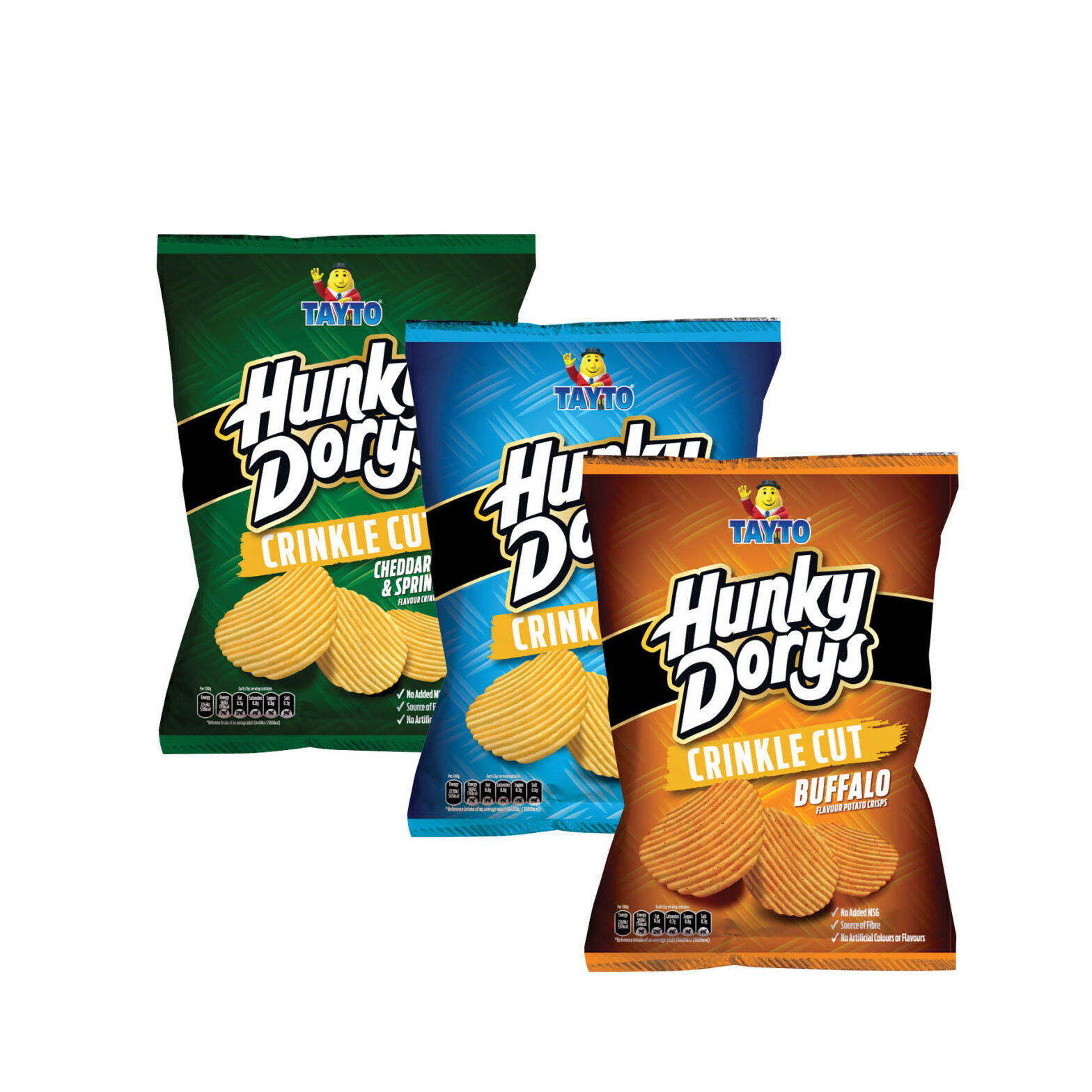 Hunky Dory Salt & Vinegar / Buffalo / Cheese & Onion