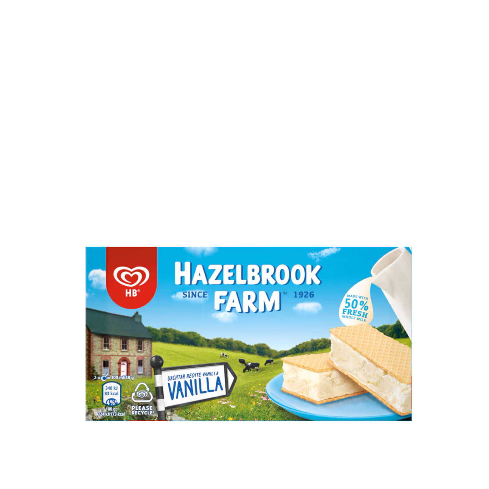 HB Slice Vanilla Pint Brick