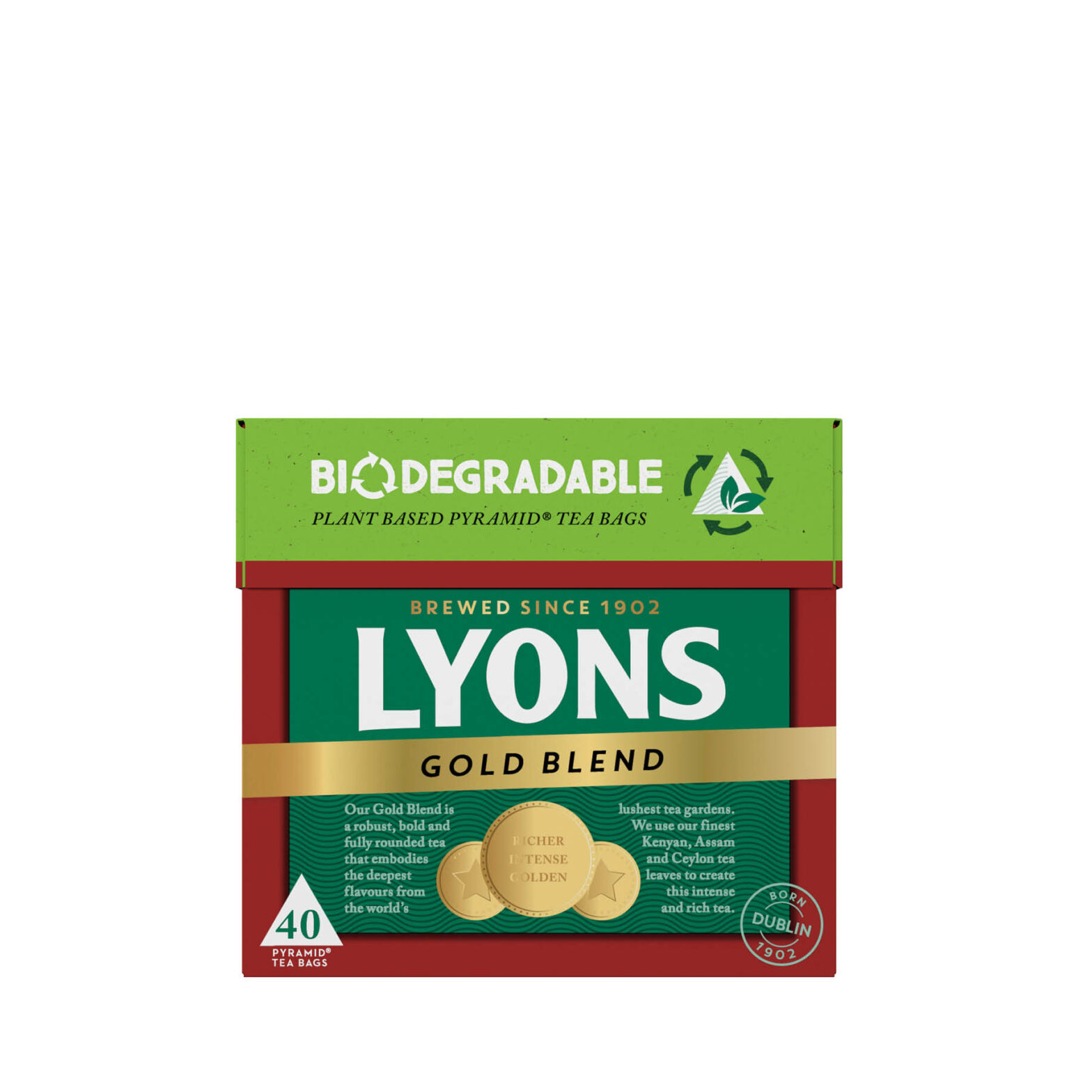 Lyons Gold Blend Tea Bags 40 
Pack