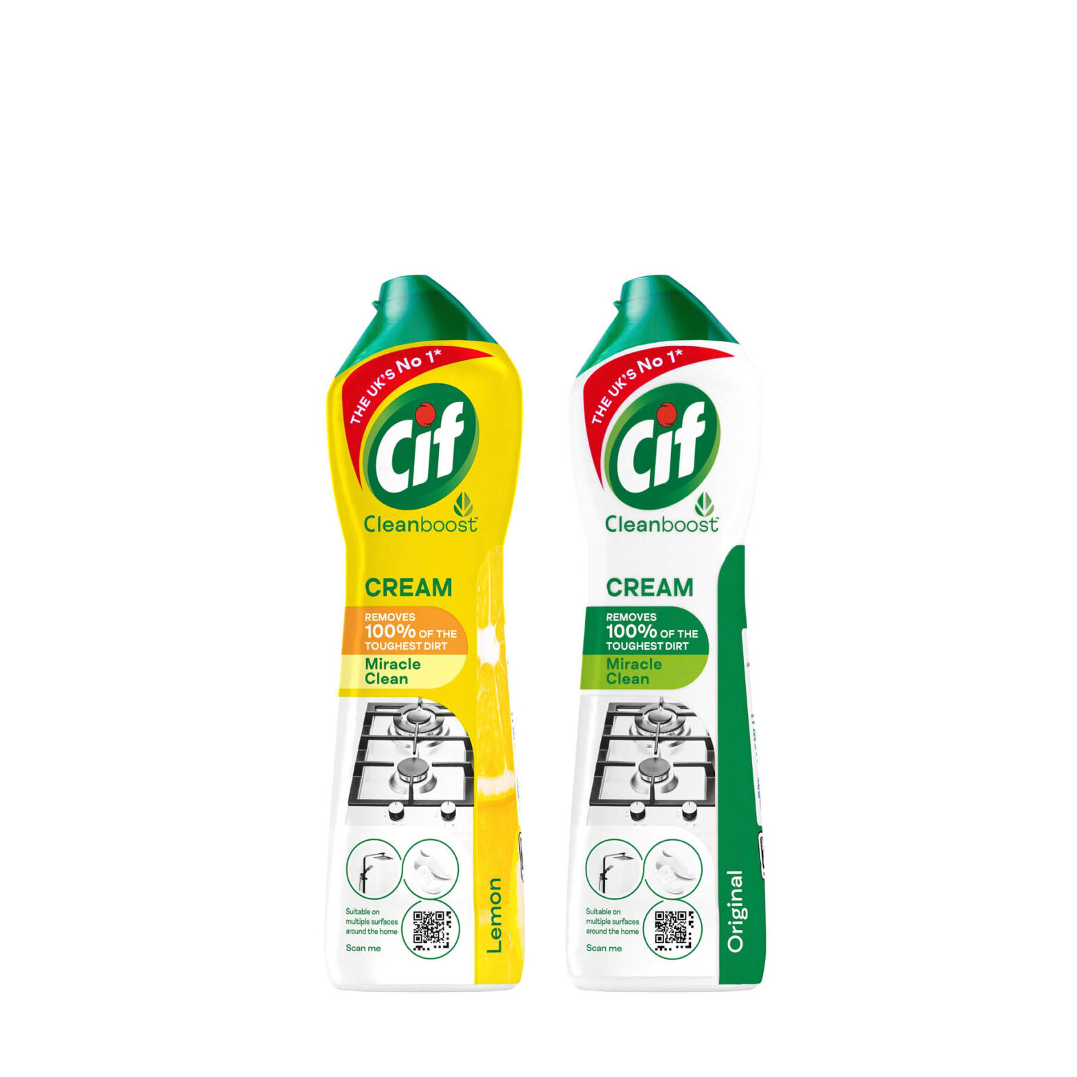Cif Cream Cleaner Lemon / 
Original