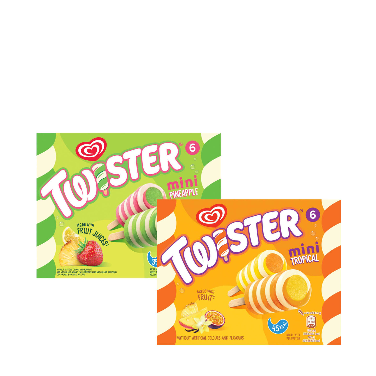 Twisters Mini Original / Tropical 6 pack