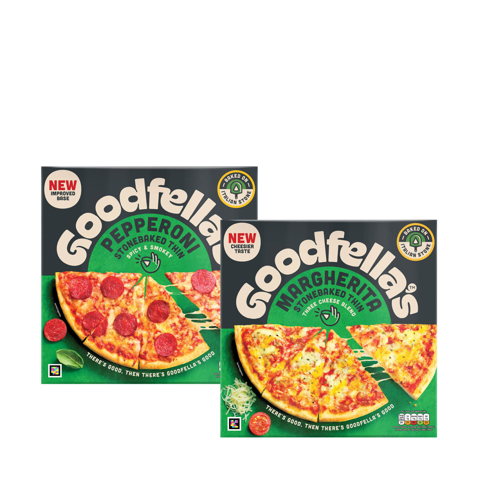 Goodfella’s Stone Baked Thin Margherita / Pepperoni Pizza