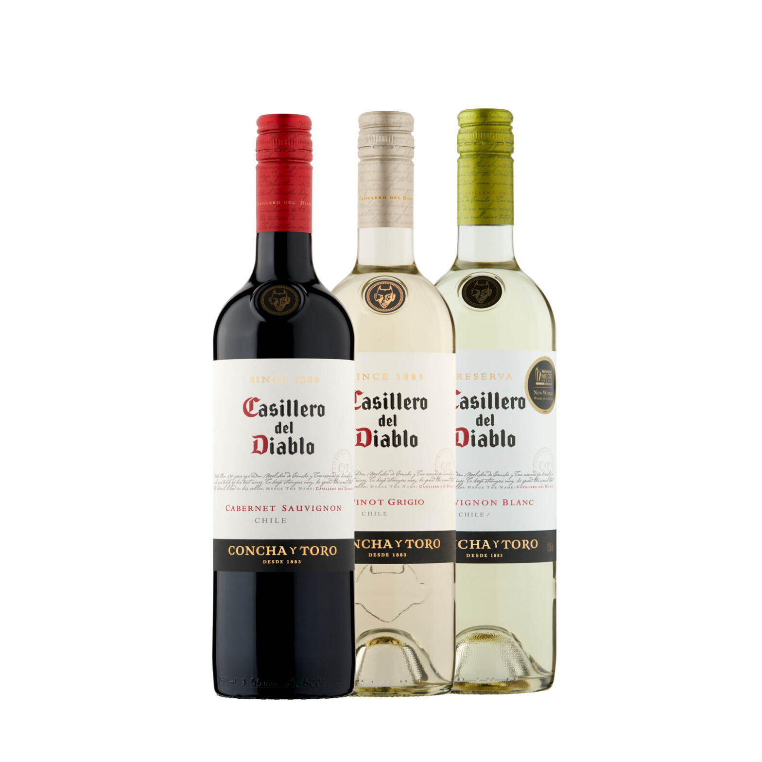Casillero Del Diablo Cabernet Sauvignon / Pinot Grigio / Sauvignon Blanc