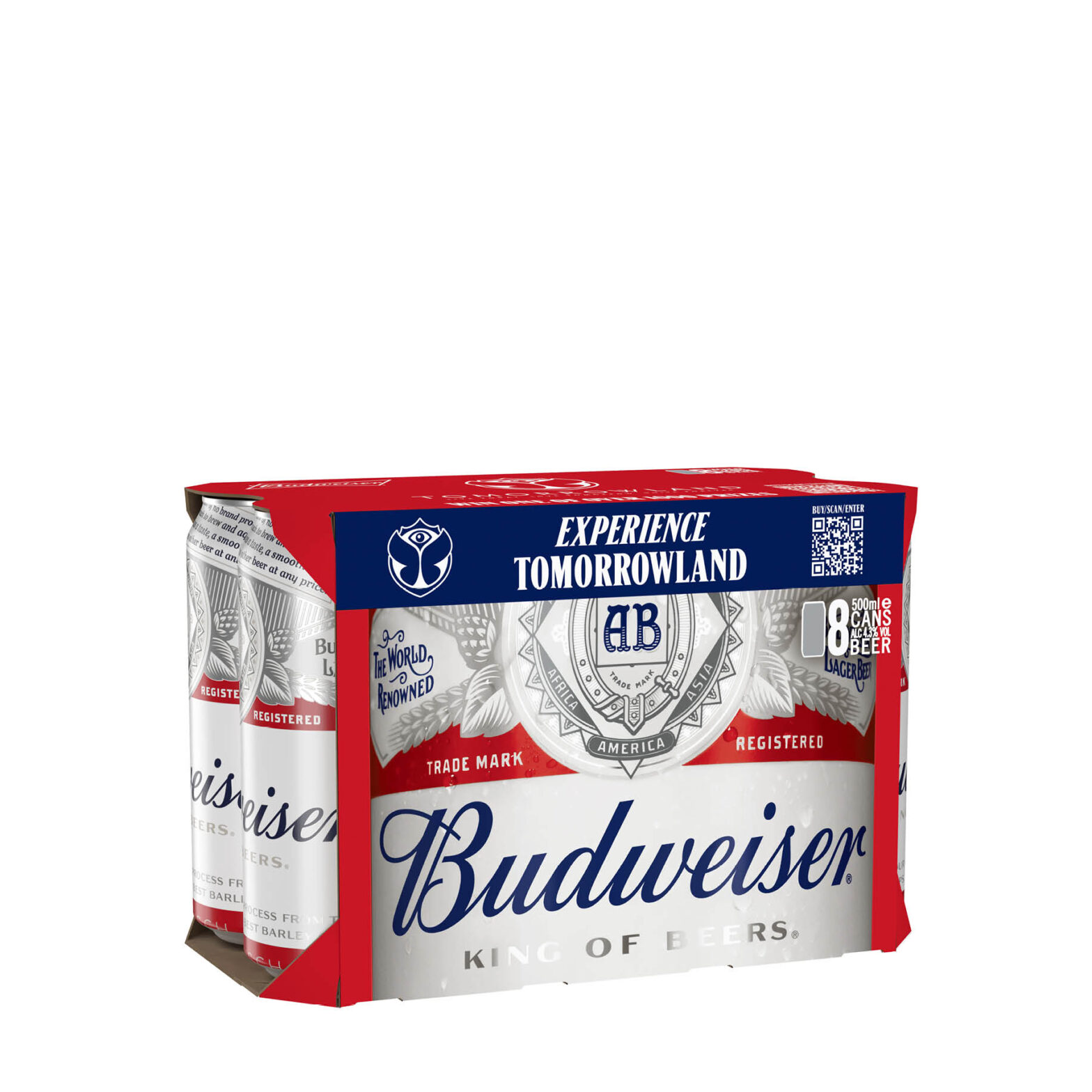 Budweiser Beer Can 8 Pack