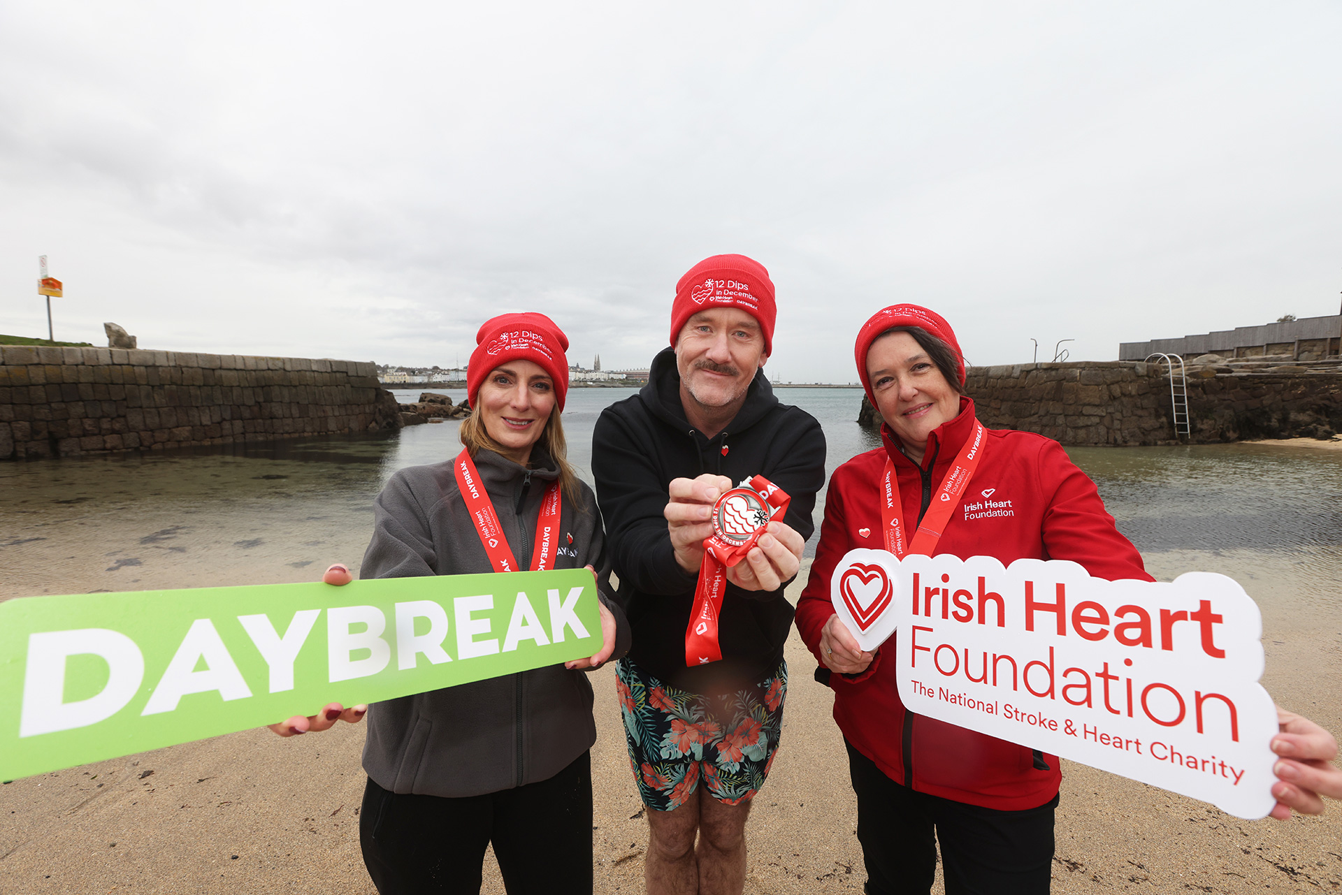 Daybreak Supports 12 Dips in December with the Irish Heart Foundation