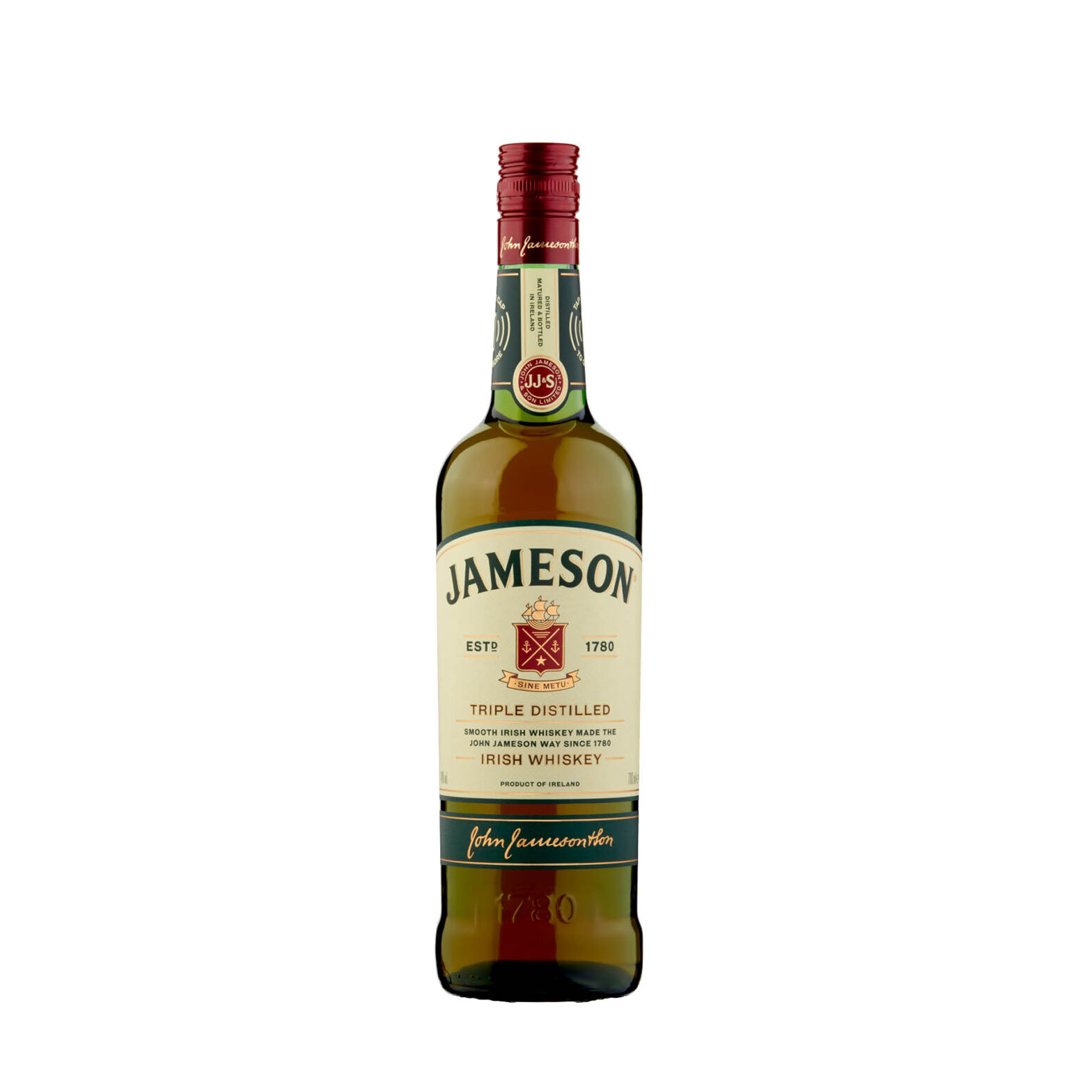 Jameson Irish Whiskey Bottle