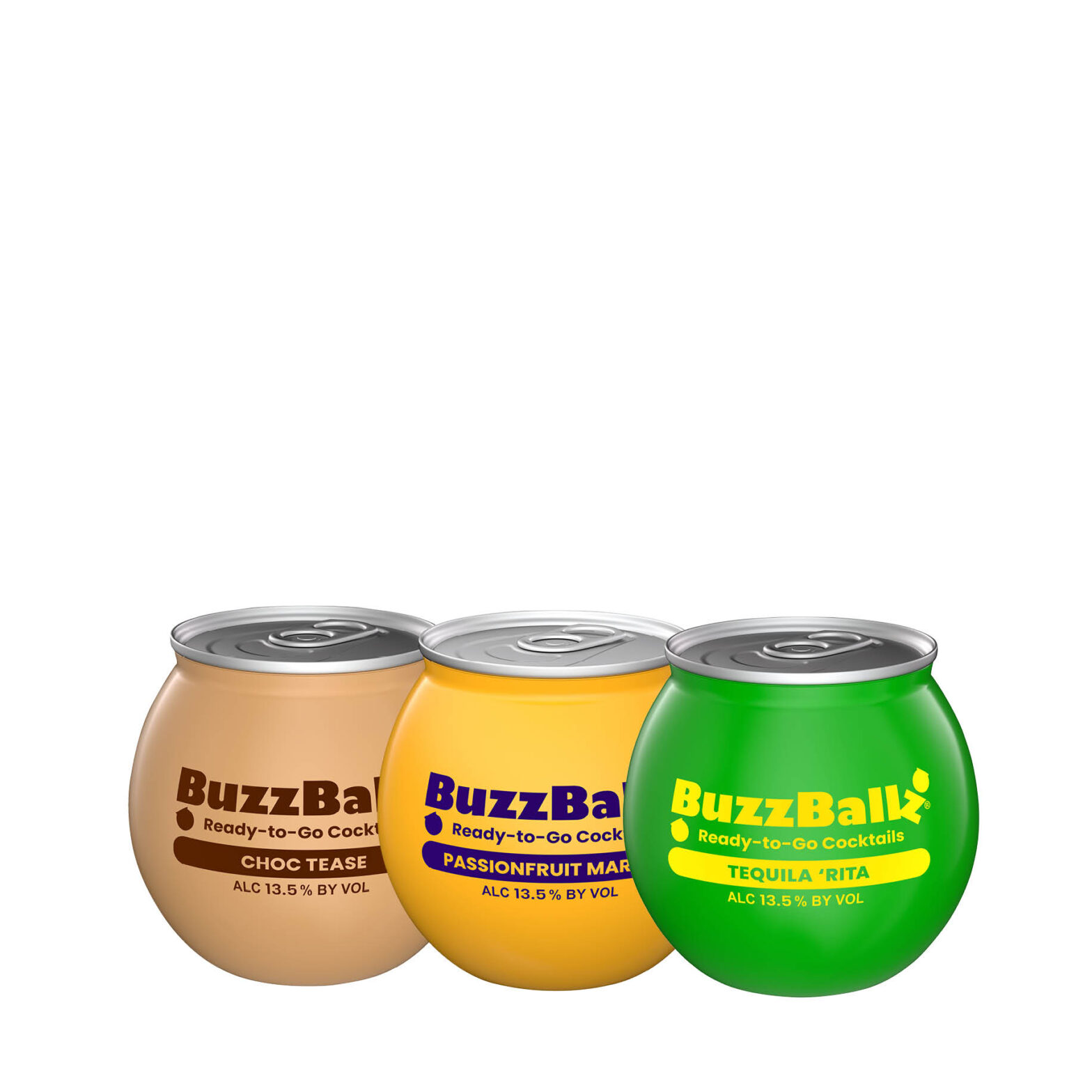 BuzzBallz Choc Tease/Passionfruit Martini/Tequila Rita