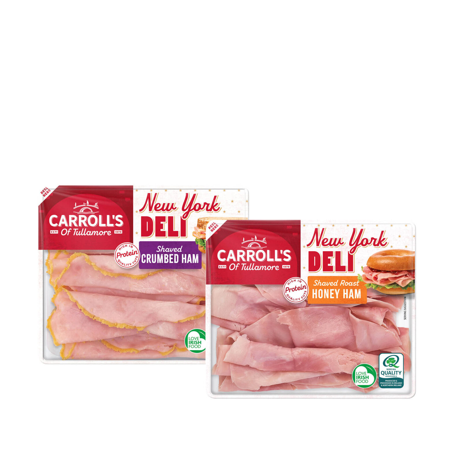 Carroll’s New York Deli Shaved Crumbed / Honey Roast Ham