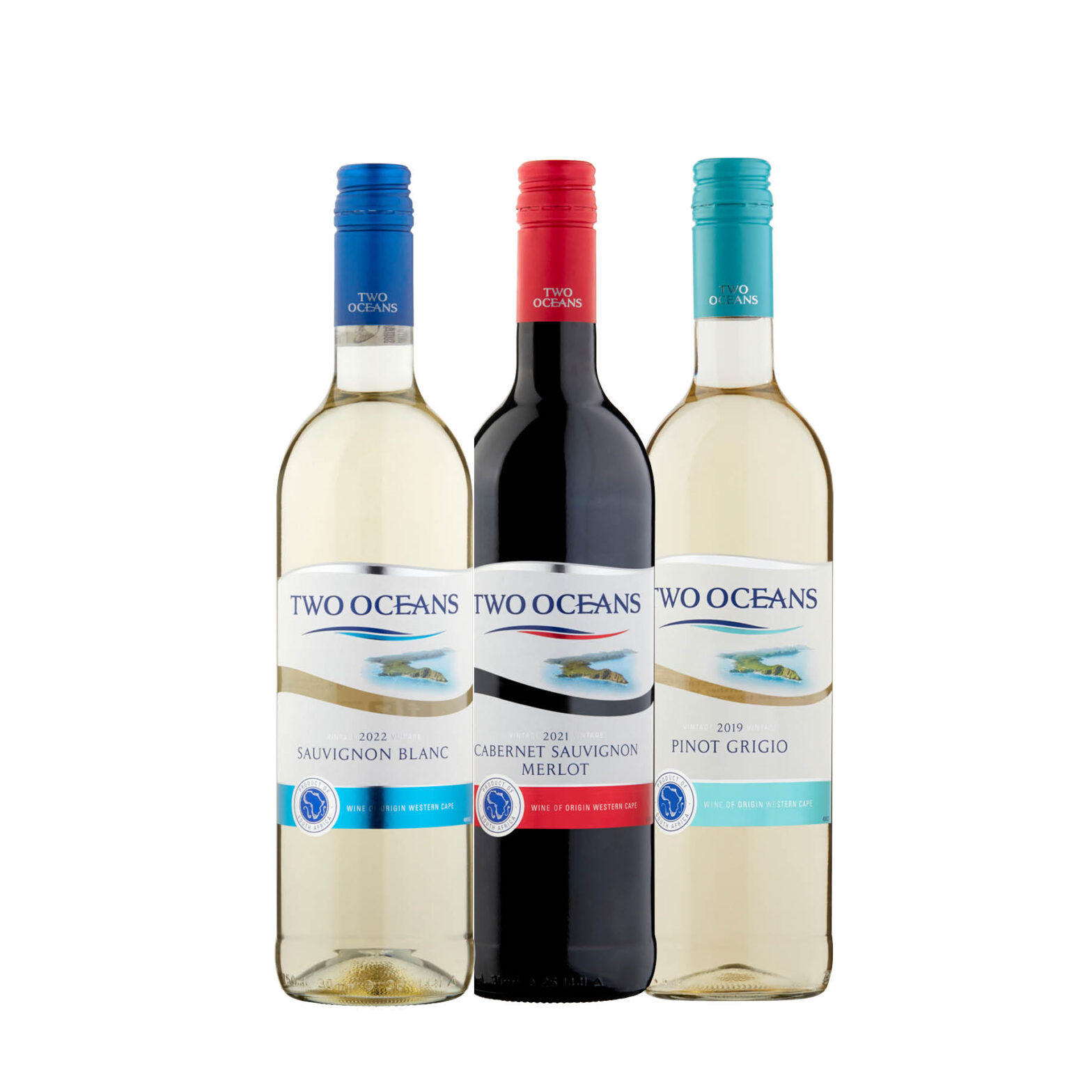 Two Oceans Sauvignon Blanc/Cabwenwt Merlot/Pinot Grigio