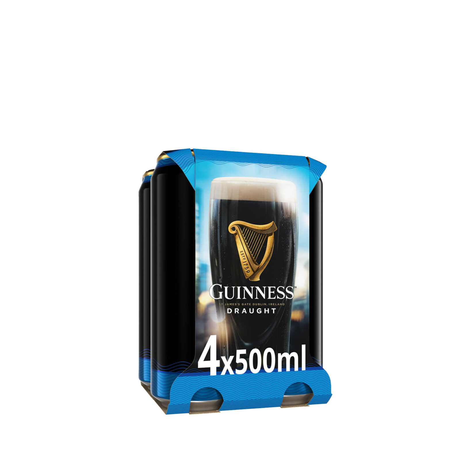 Guinness Draught 0.0% Can 4 Pack