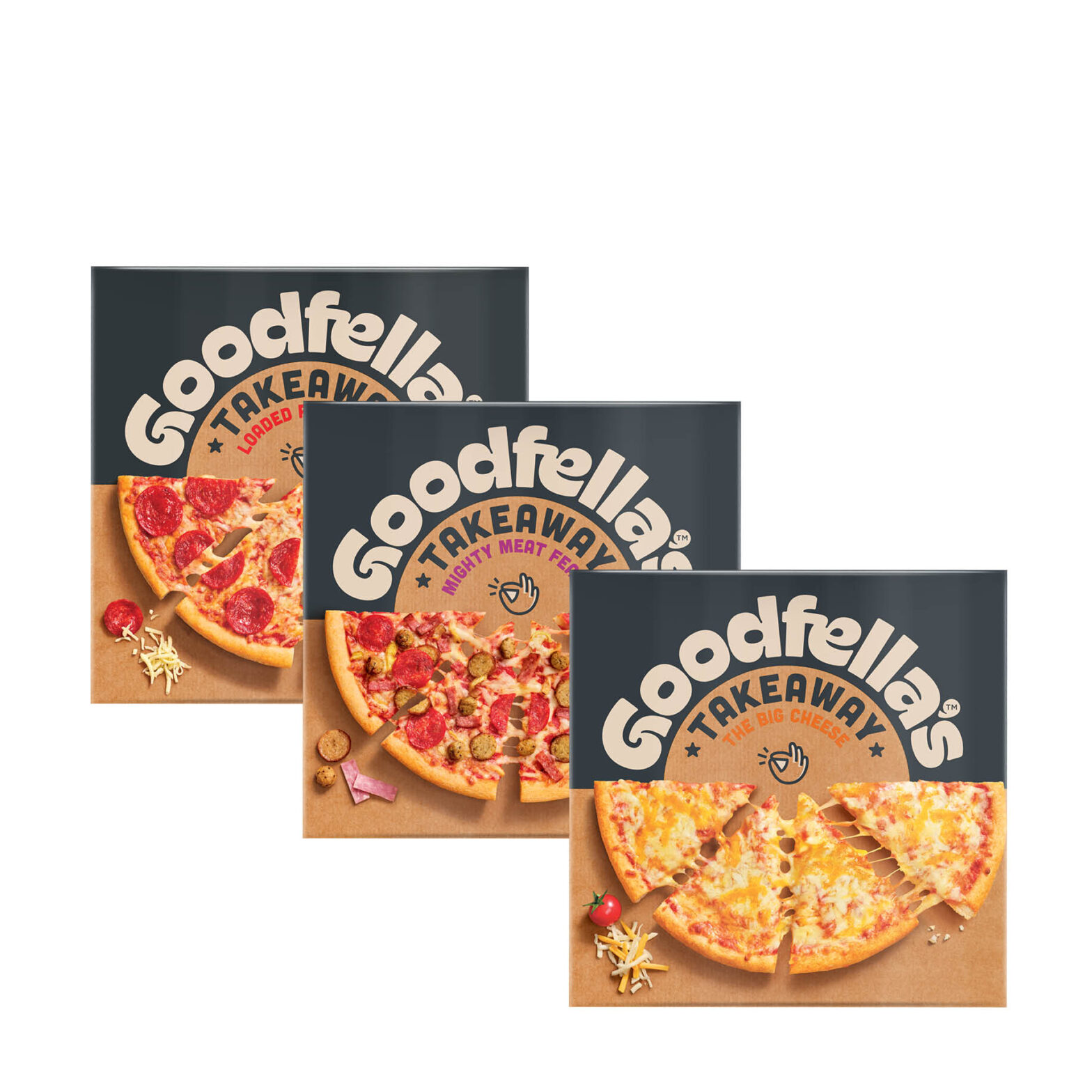 Goodfellas Takeaway Cheese /Pepperoni/Meat Feast Pizza