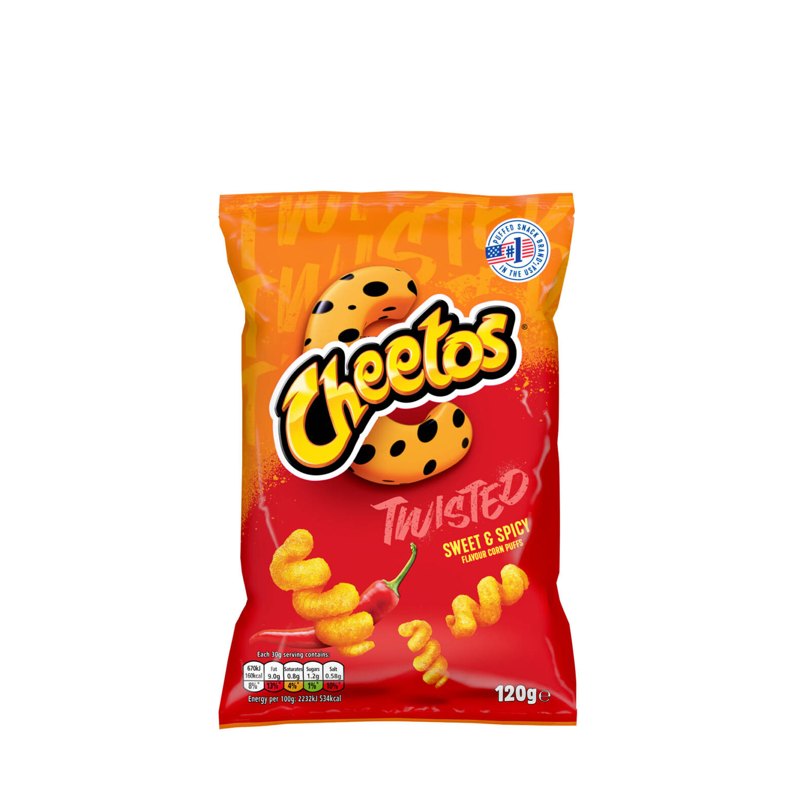 Cheetos Twisted Sweet & Spicy Corn Puffs